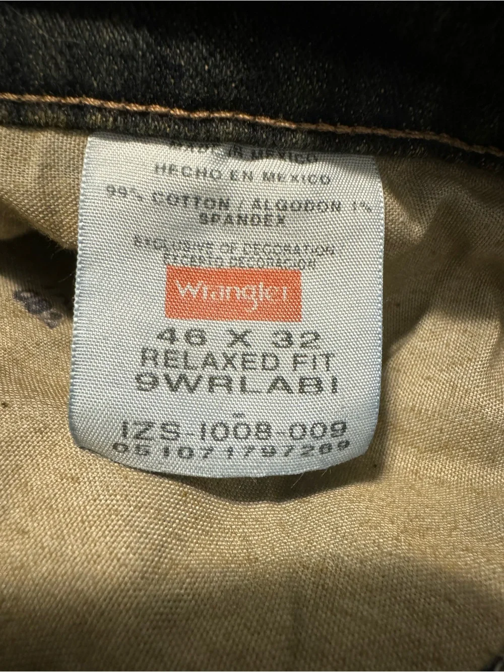 Wrangler:  Men's Black-Wash Straight Jeans